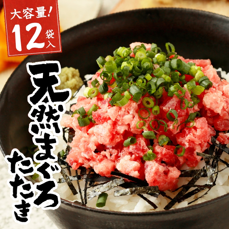 a10-598-E　天然 まぐろ ネギトロ (80g×12パック)